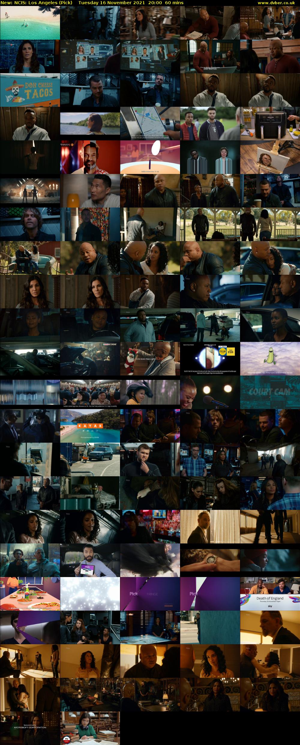 NCIS: Los Angeles (Pick) Tuesday 16 November 2021 20:00 - 21:00
