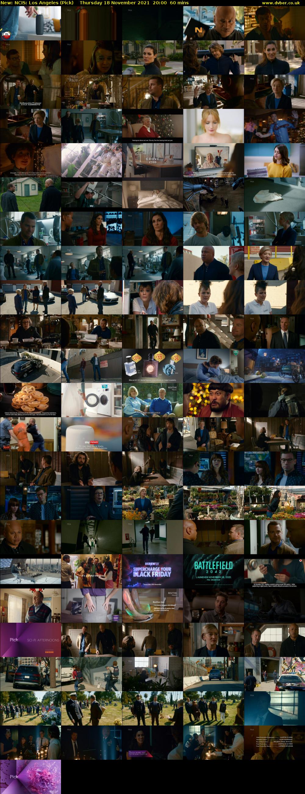 NCIS: Los Angeles (Pick) Thursday 18 November 2021 20:00 - 21:00