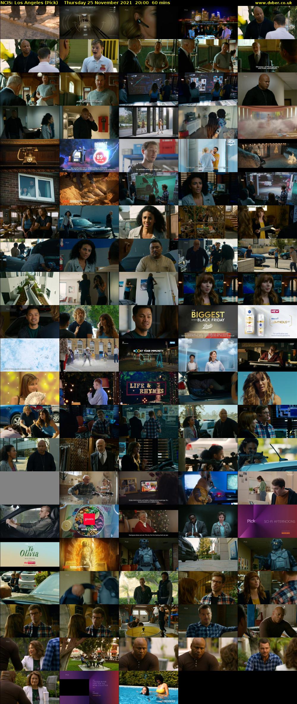NCIS: Los Angeles (Pick) Thursday 25 November 2021 20:00 - 21:00