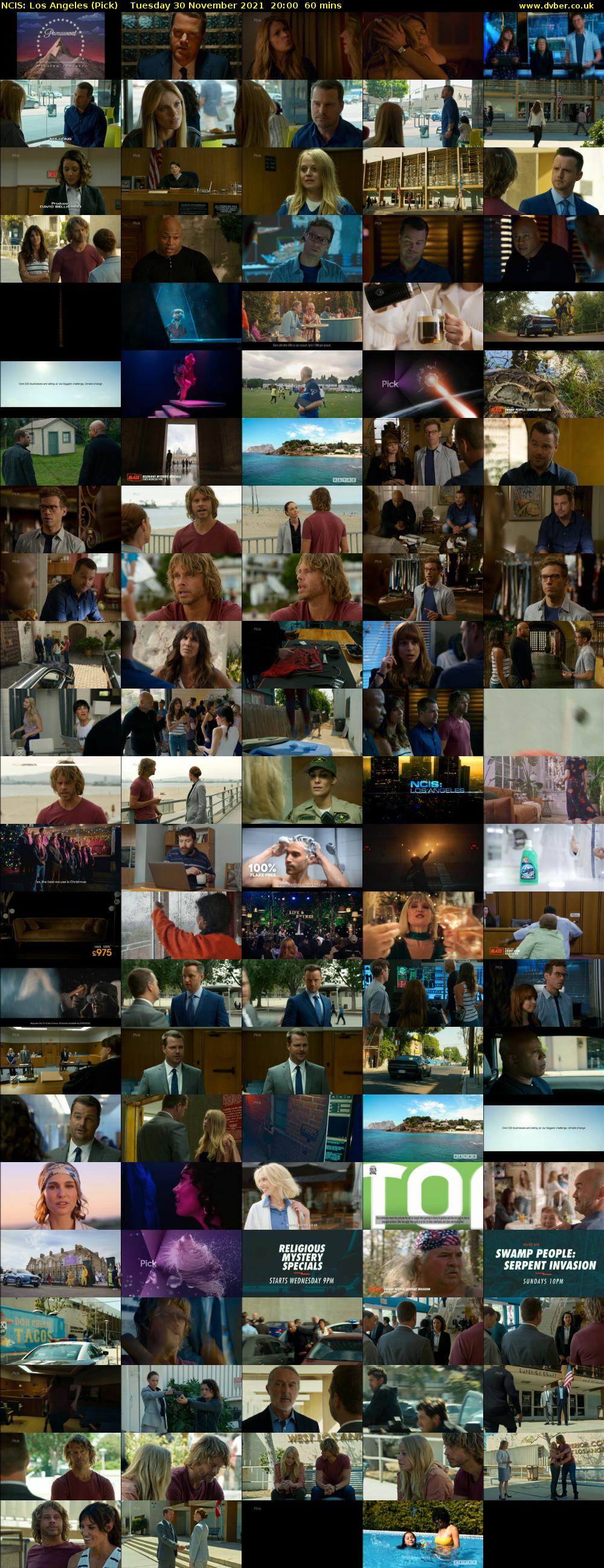 NCIS: Los Angeles (Pick) Tuesday 30 November 2021 20:00 - 21:00