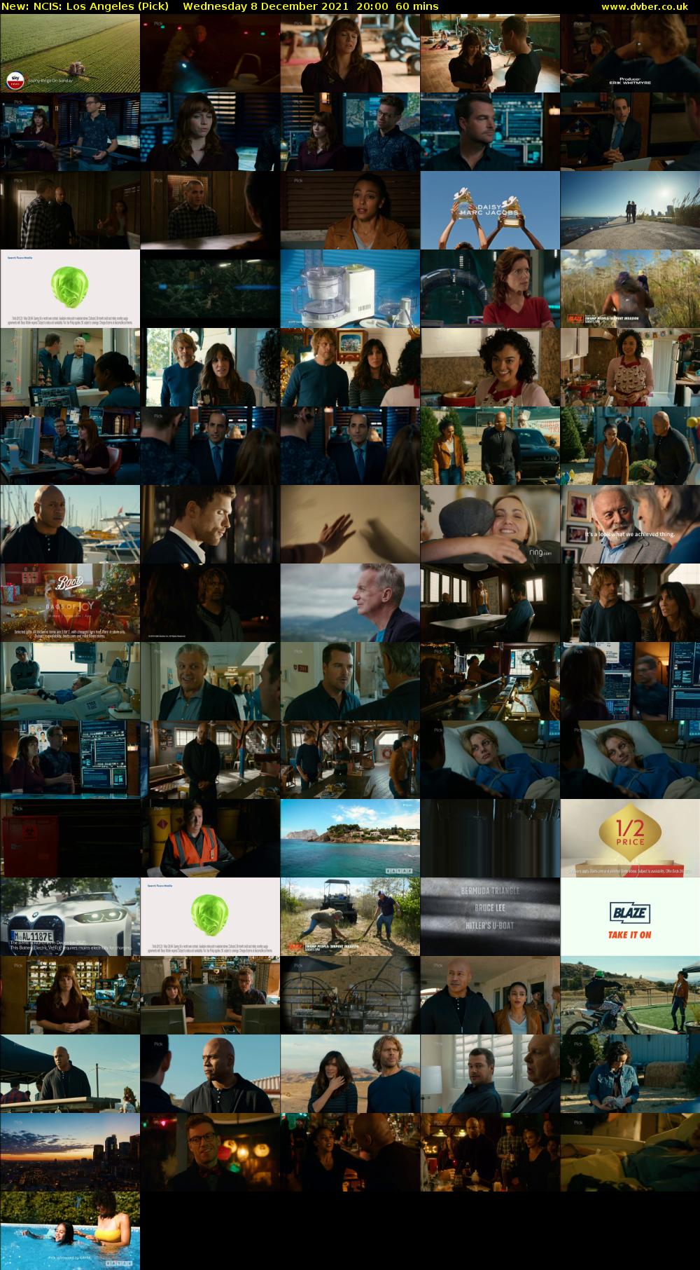 NCIS: Los Angeles (Pick) Wednesday 8 December 2021 20:00 - 21:00