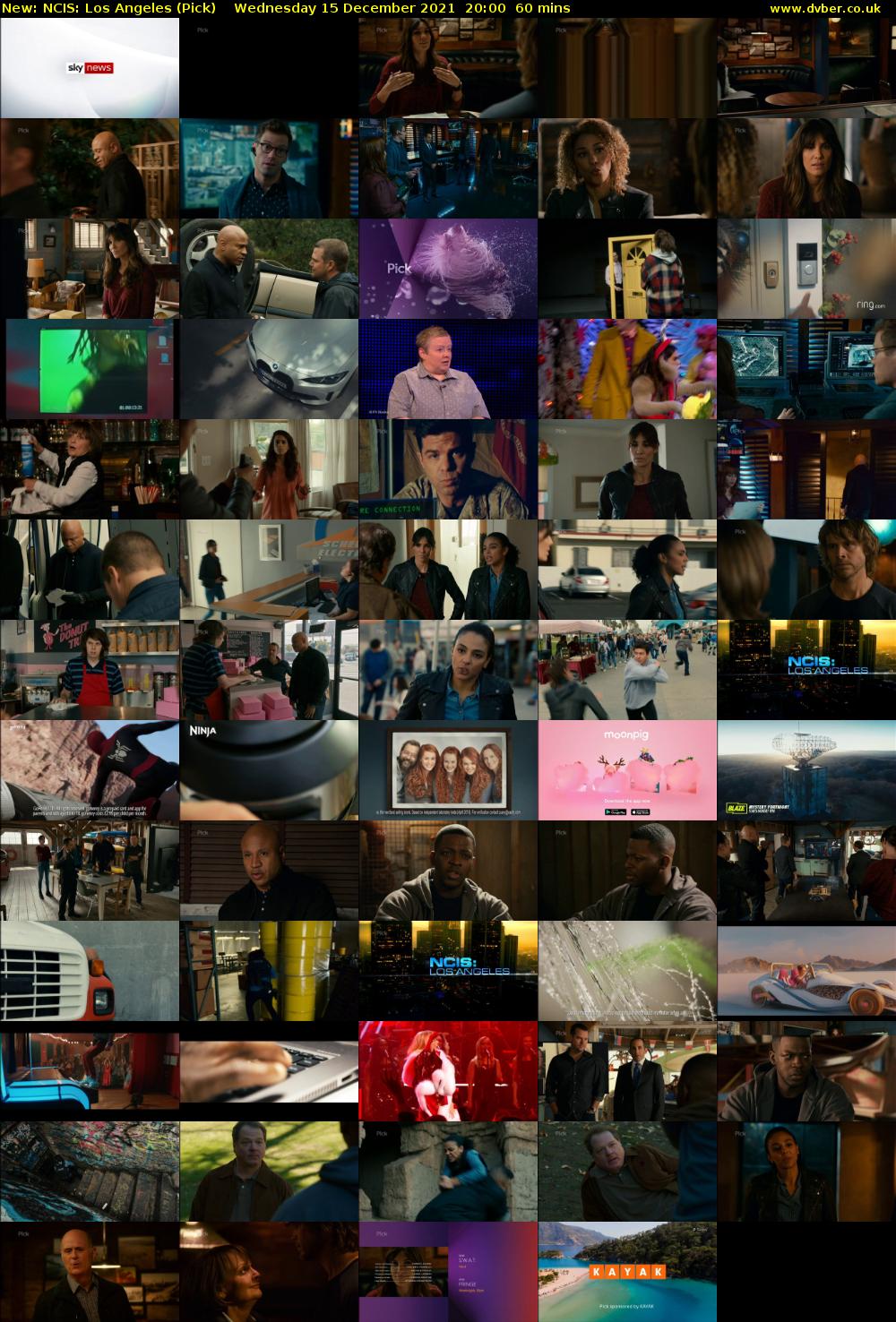 NCIS: Los Angeles (Pick) Wednesday 15 December 2021 20:00 - 21:00