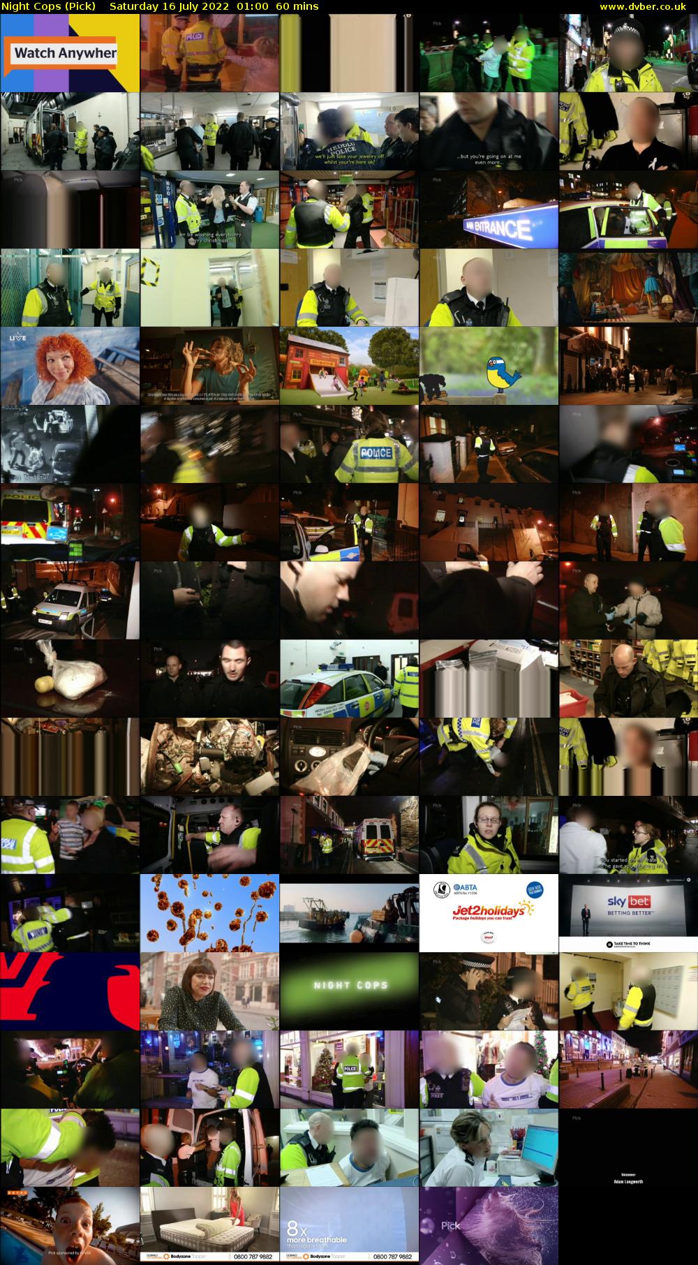 Night Cops (Pick) Saturday 16 July 2022 01:00 - 02:00
