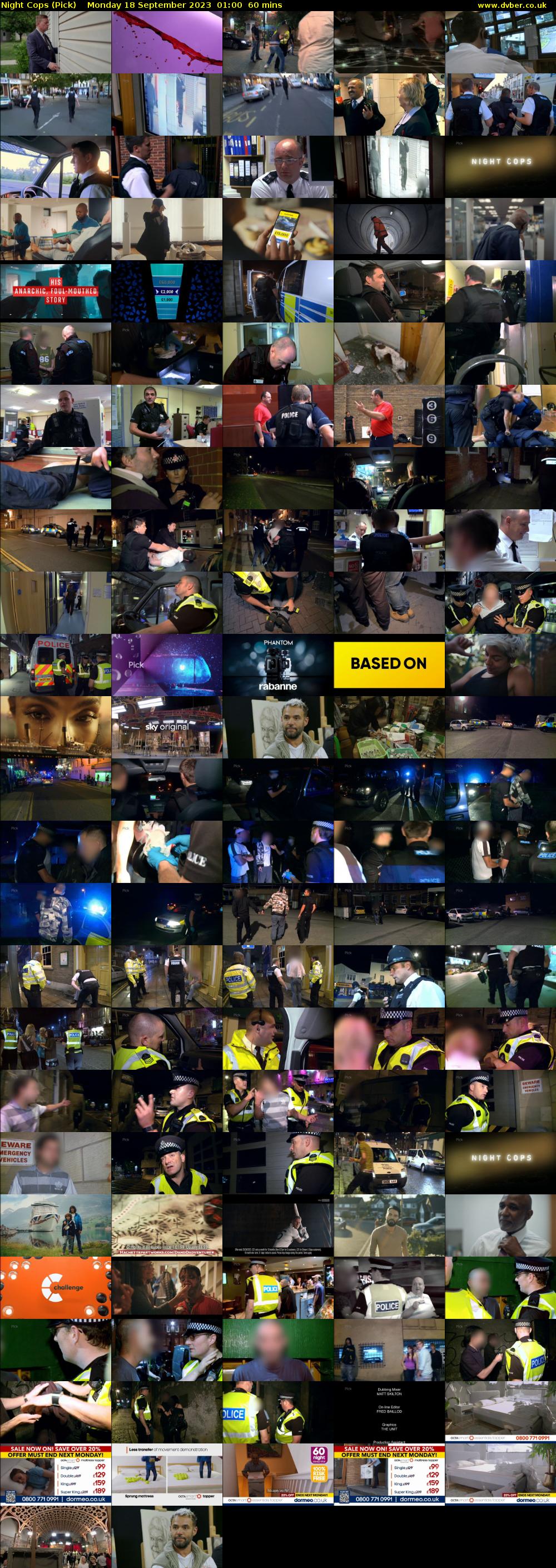 Night Cops (Pick) Monday 18 September 2023 01:00 - 02:00