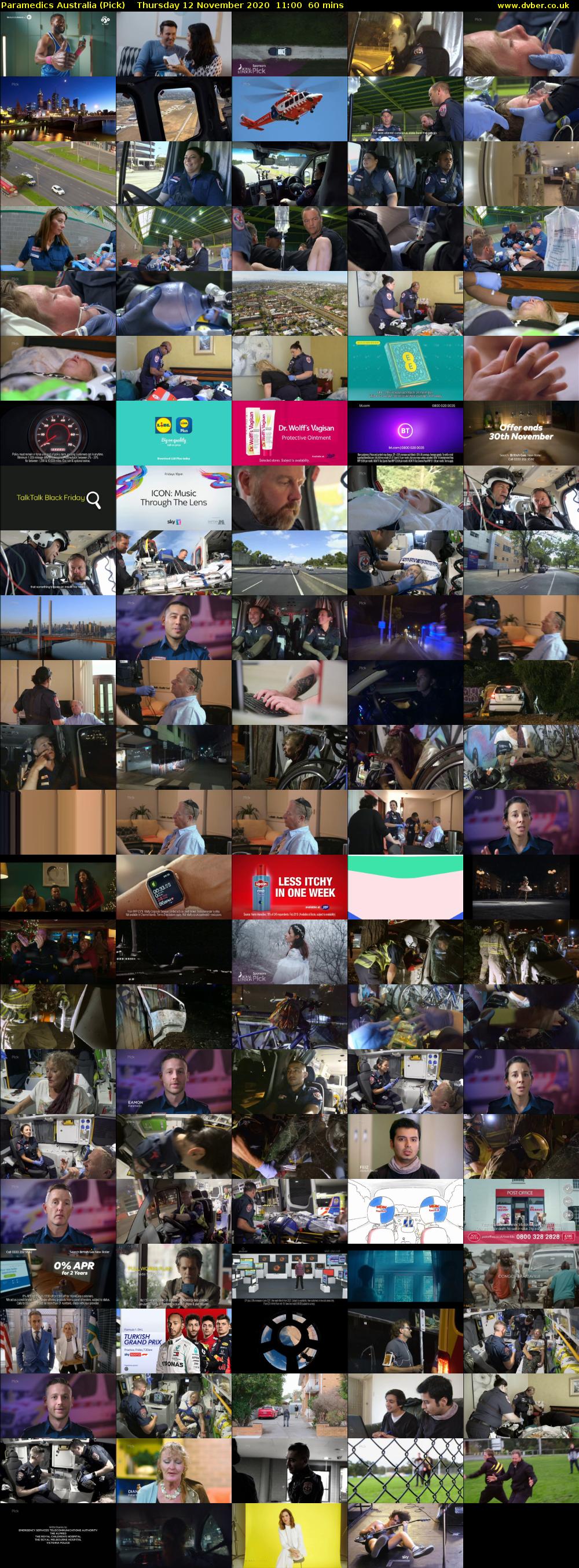 Paramedics Australia (Pick) Thursday 12 November 2020 11:00 - 12:00