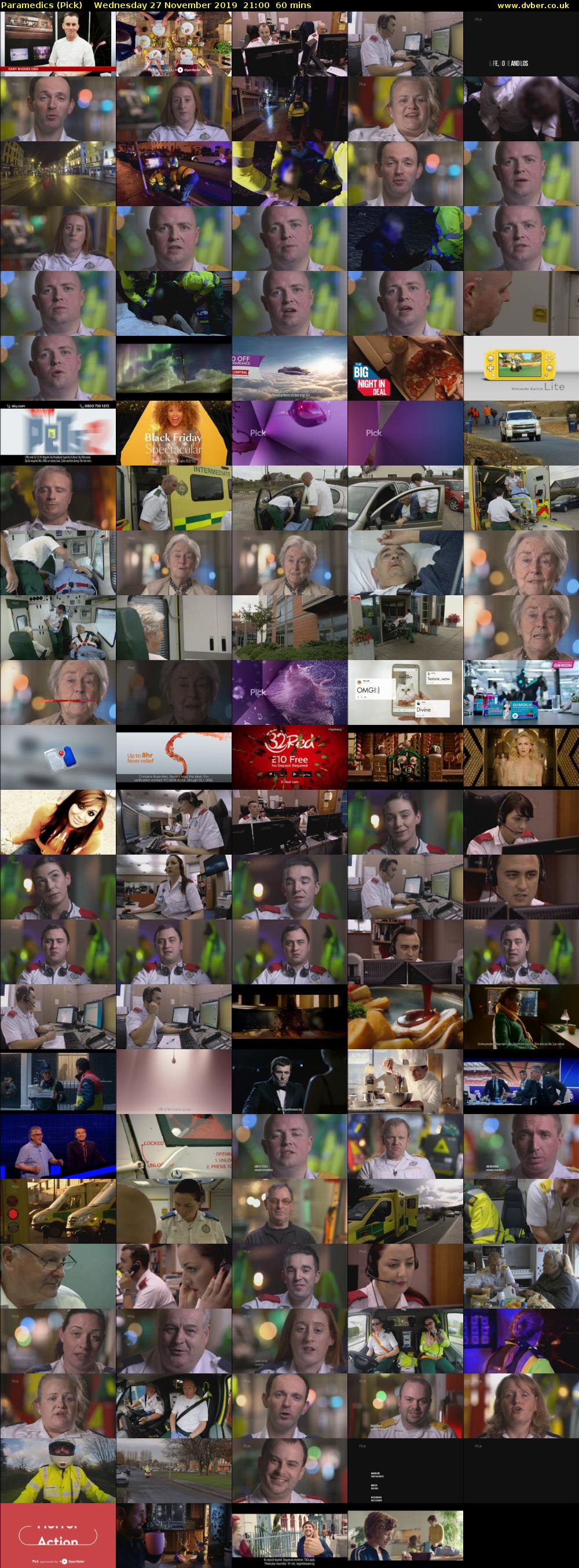 Paramedics (Pick) Wednesday 27 November 2019 21:00 - 22:00