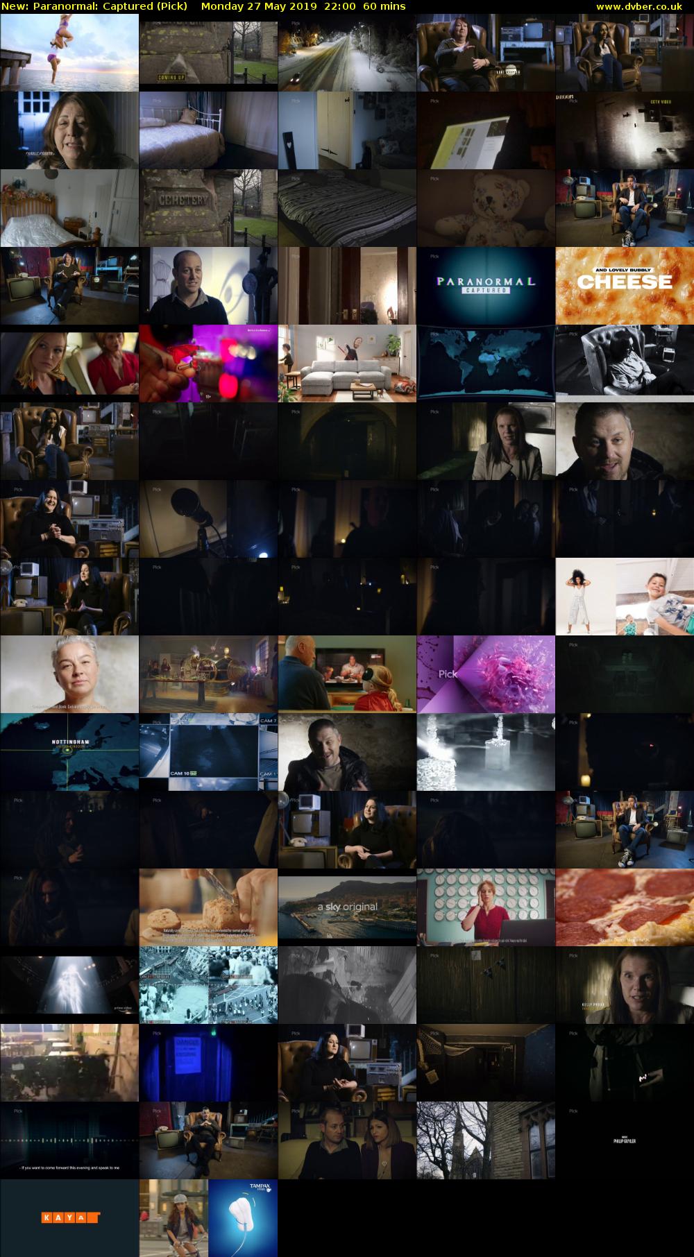 Paranormal: Captured (Pick) Monday 27 May 2019 22:00 - 23:00