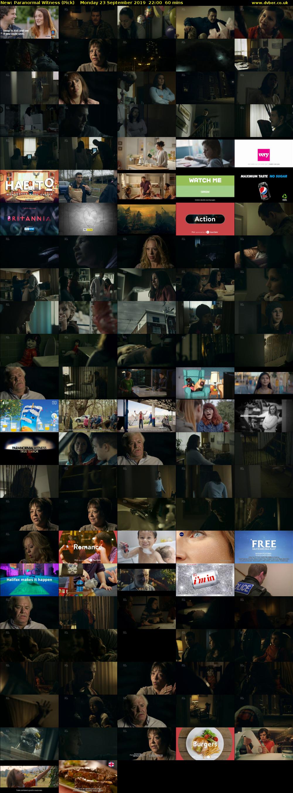 Paranormal Witness (Pick) Monday 23 September 2019 22:00 - 23:00