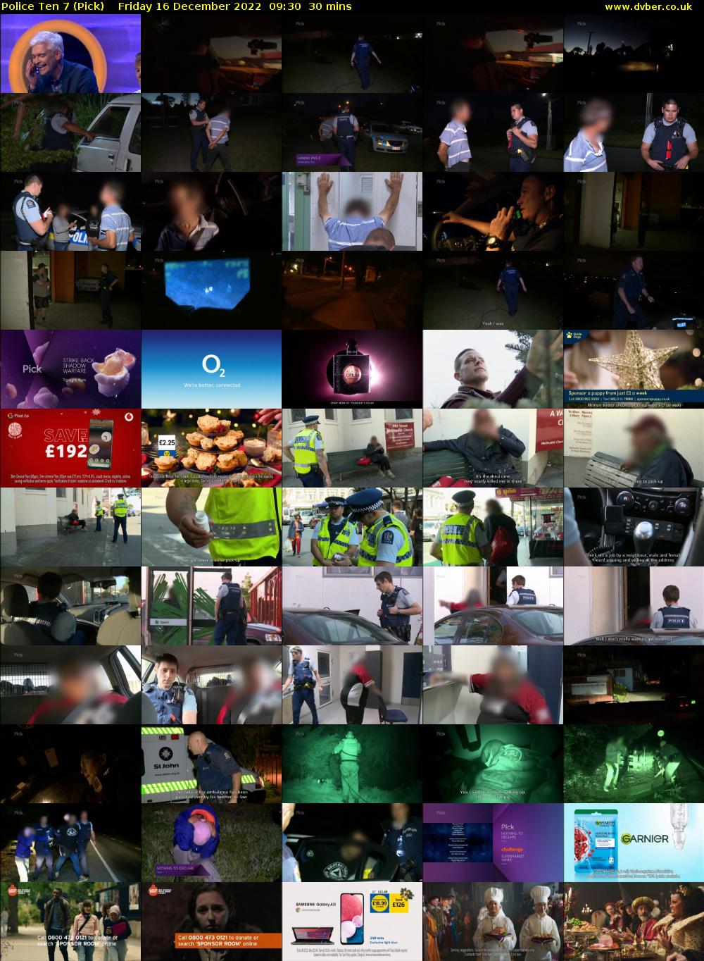 Police Ten 7 (Pick) Friday 16 December 2022 09:30 - 10:00