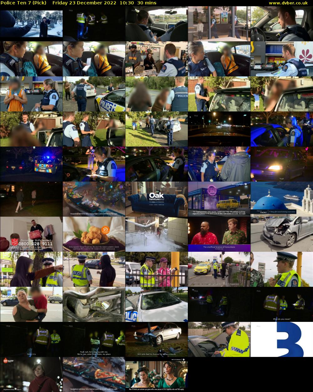 Police Ten 7 (Pick) Friday 23 December 2022 10:30 - 11:00