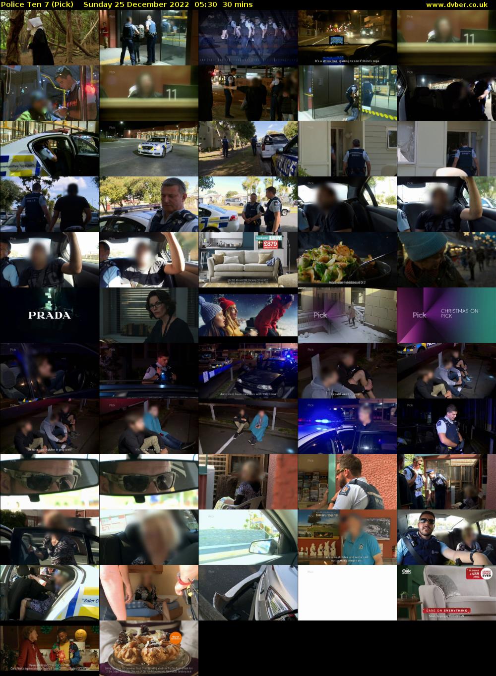Police Ten 7 (Pick) Sunday 25 December 2022 05:30 - 06:00