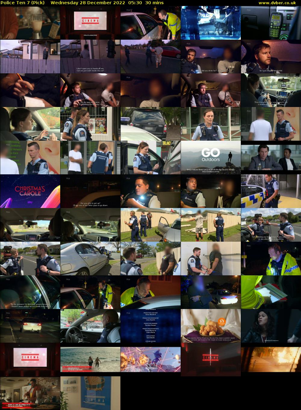 Police Ten 7 (Pick) Wednesday 28 December 2022 05:30 - 06:00