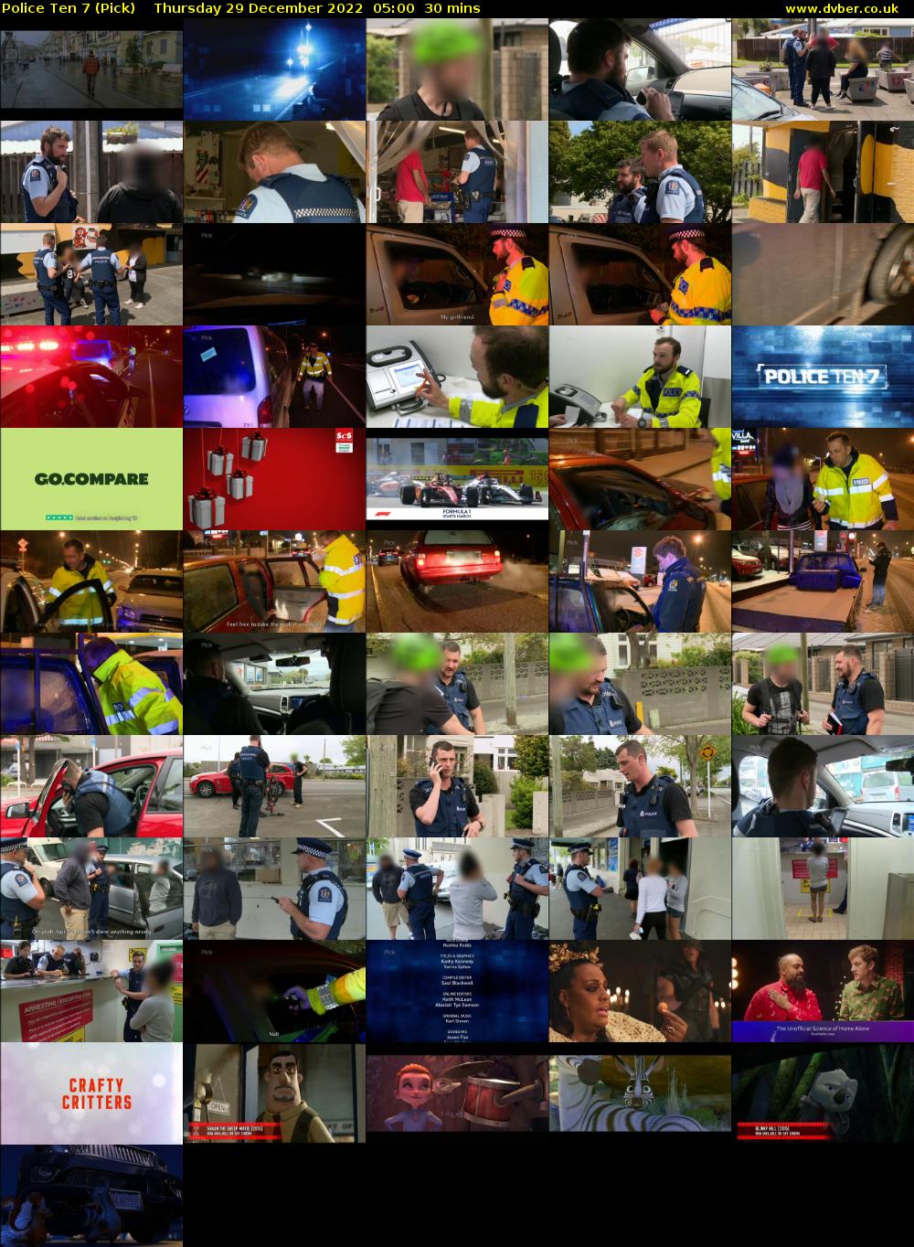 Police Ten 7 (Pick) Thursday 29 December 2022 05:00 - 05:30
