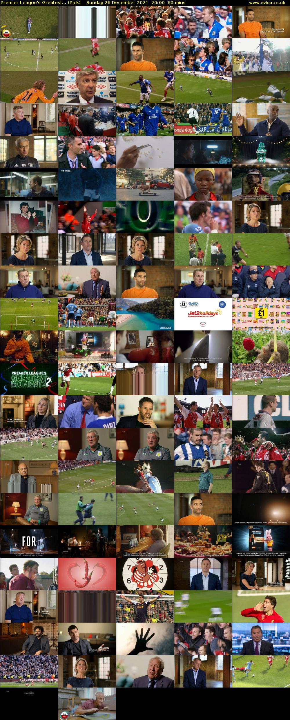 Premier League's Greatest... (Pick) Sunday 26 December 2021 20:00 - 21:00