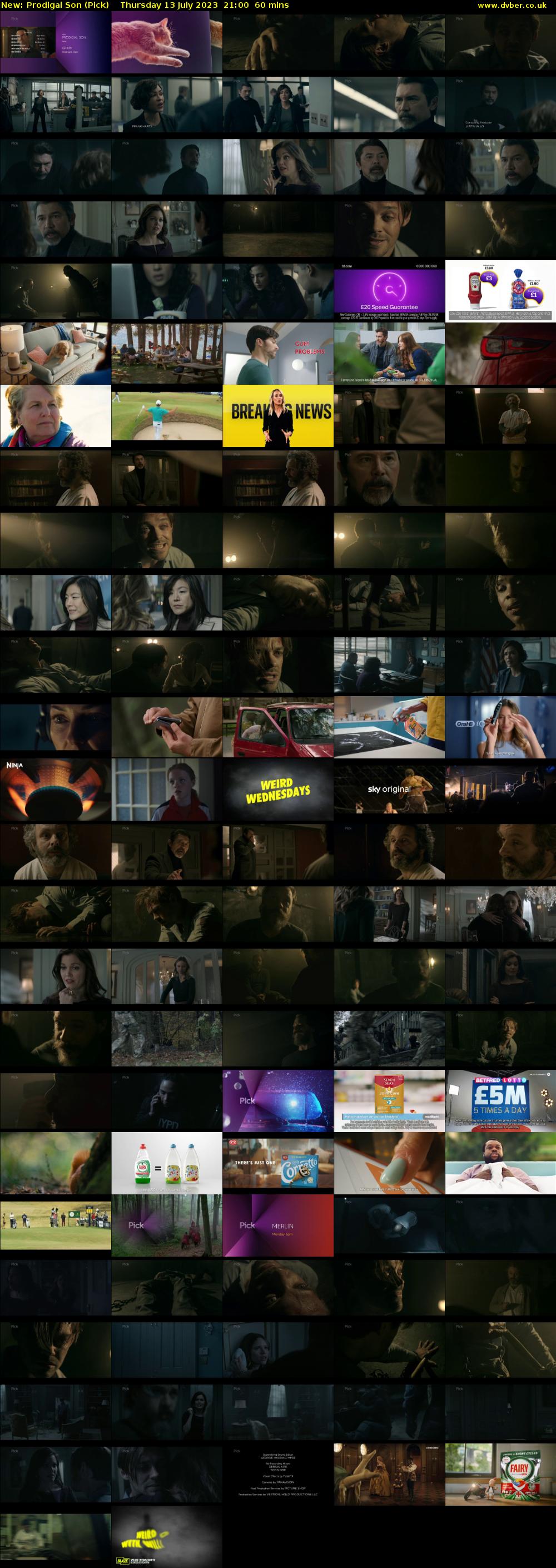 Prodigal Son (Pick) Thursday 13 July 2023 21:00 - 22:00