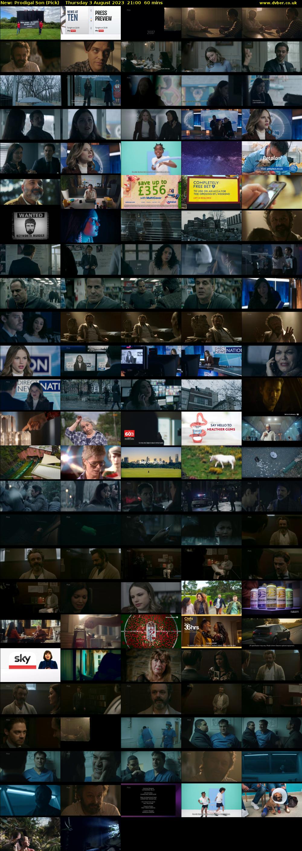 Prodigal Son (Pick) Thursday 3 August 2023 21:00 - 22:00