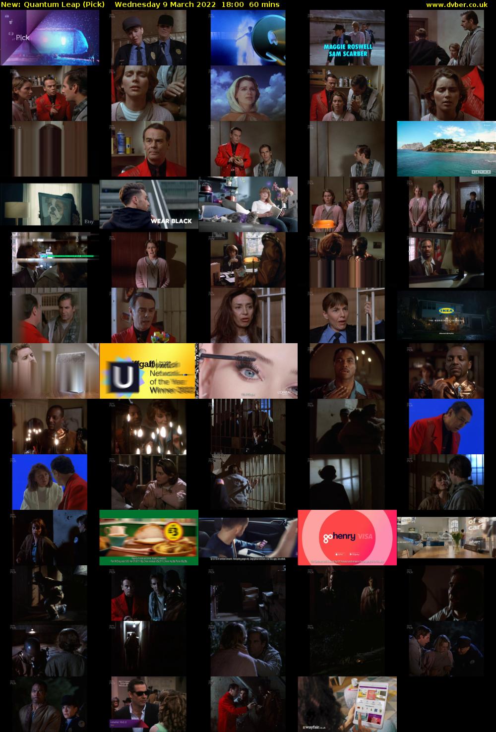 Quantum Leap (Pick) Wednesday 9 March 2022 18:00 - 19:00