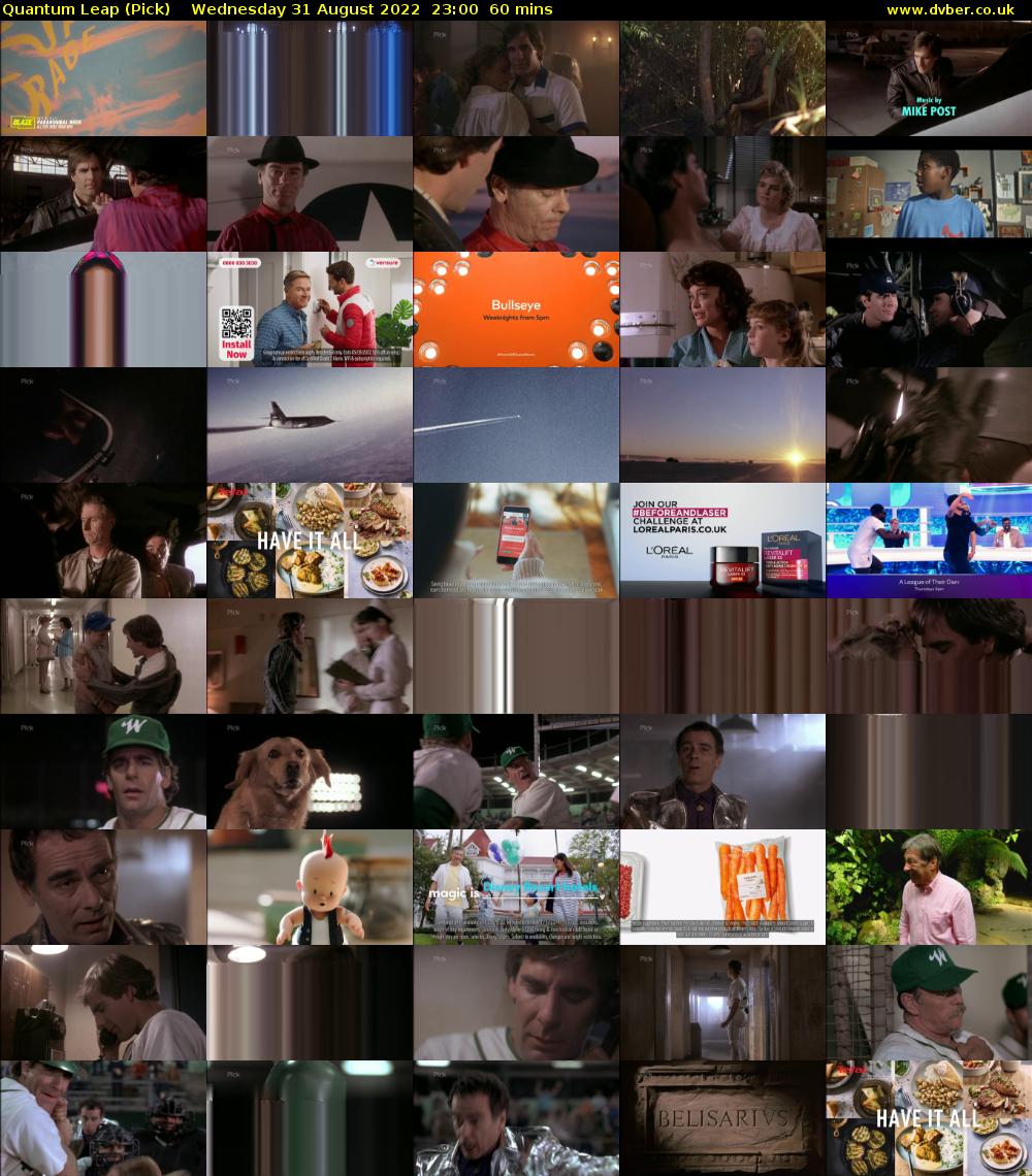 Quantum Leap (Pick) Wednesday 31 August 2022 23:00 - 00:00