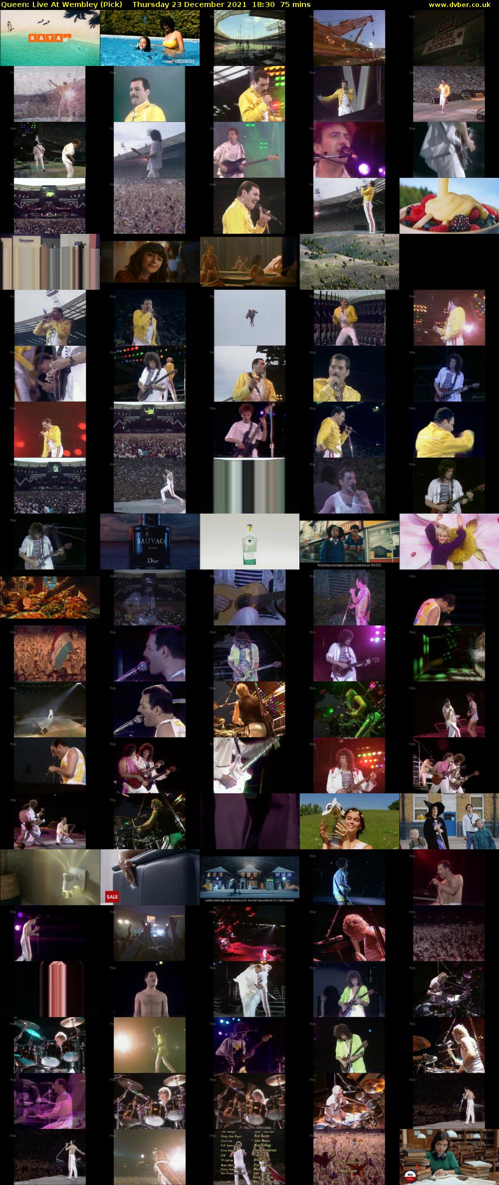 Queen: Live At Wembley (Pick) Thursday 23 December 2021 18:30 - 19:45