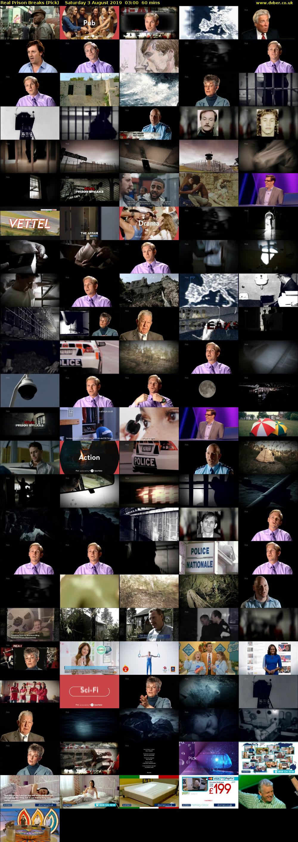 Real Prison Breaks (Pick) Saturday 3 August 2019 03:00 - 04:00