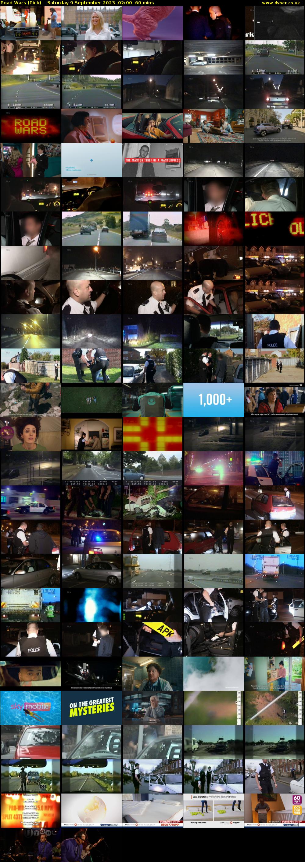 Road Wars (Pick) Saturday 9 September 2023 02:00 - 03:00