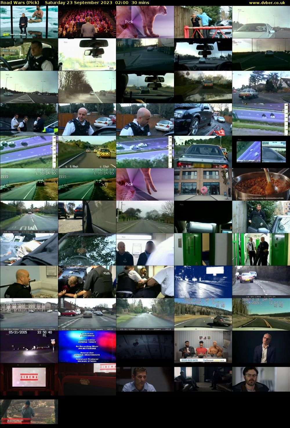 Road Wars (Pick) Saturday 23 September 2023 02:00 - 02:30