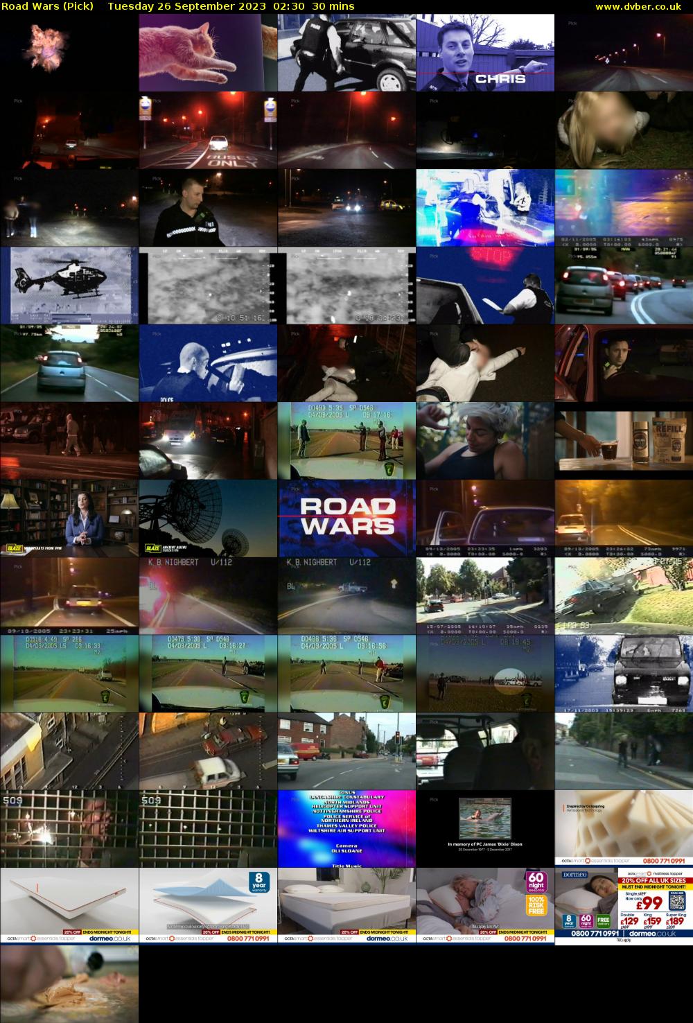 Road Wars (Pick) Tuesday 26 September 2023 02:30 - 03:00