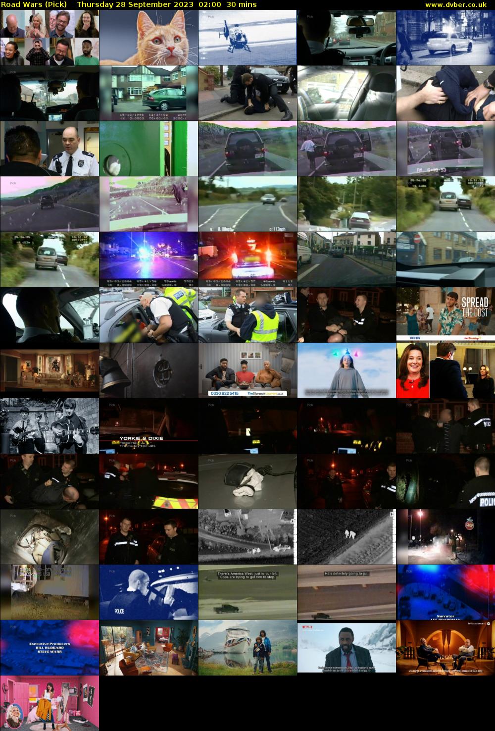 Road Wars (Pick) Thursday 28 September 2023 02:00 - 02:30