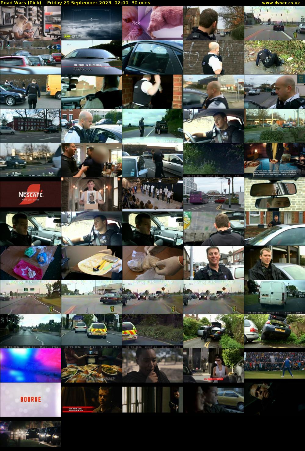 Road Wars (Pick) Friday 29 September 2023 02:00 - 02:30