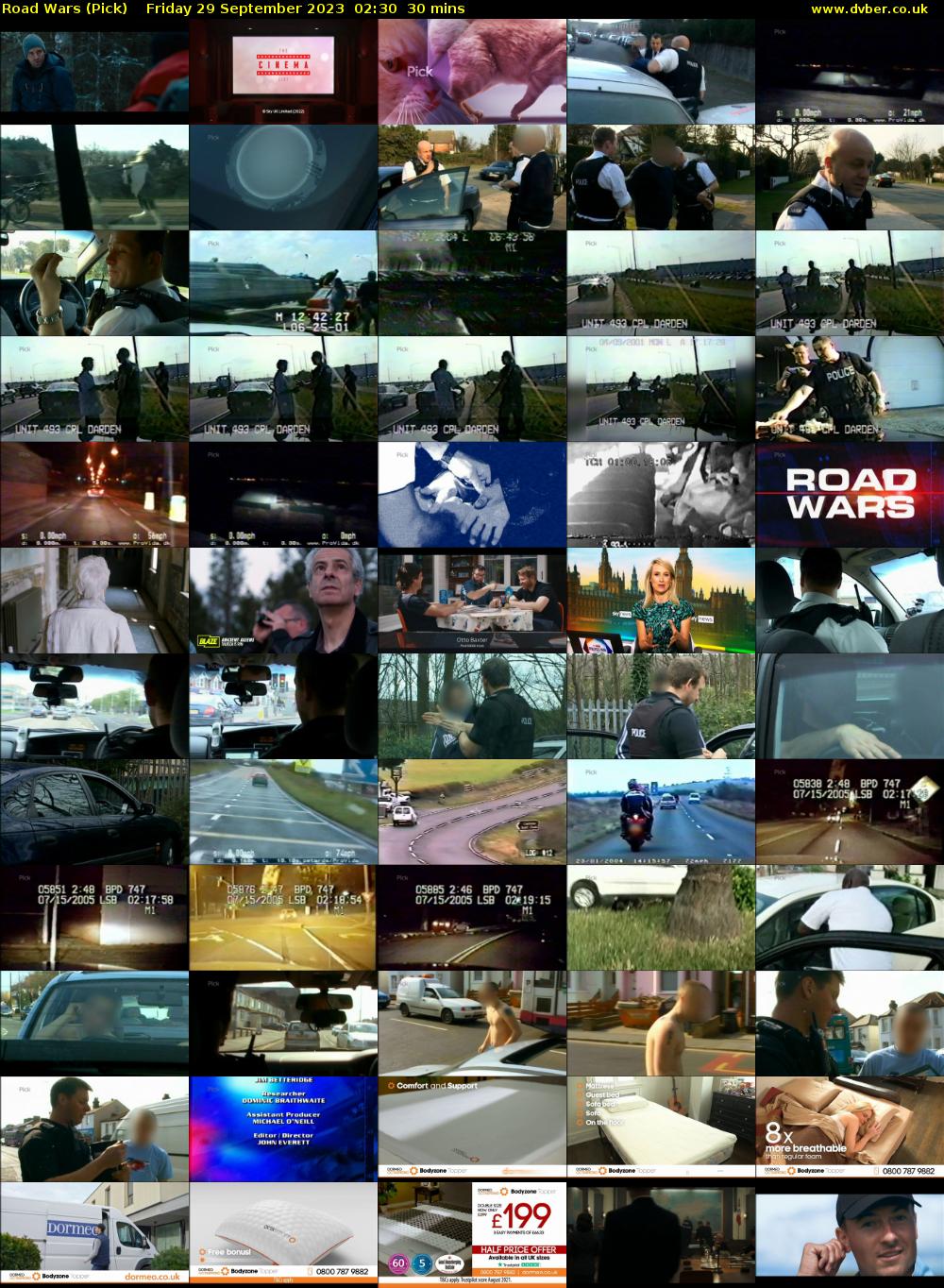 Road Wars (Pick) Friday 29 September 2023 02:30 - 03:00
