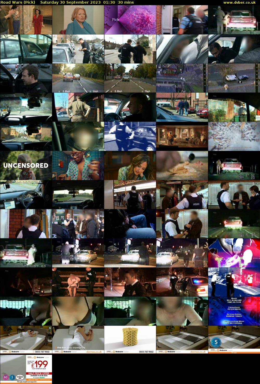 Road Wars (Pick) Saturday 30 September 2023 01:30 - 02:00