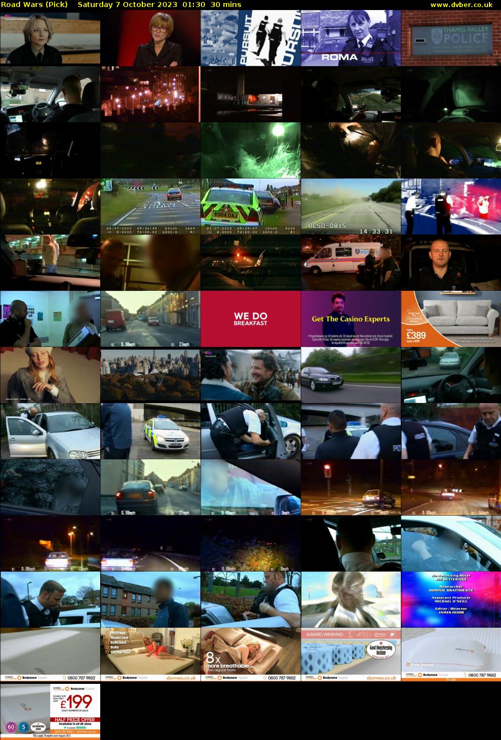 Road Wars (Pick) Saturday 7 October 2023 01:30 - 02:00