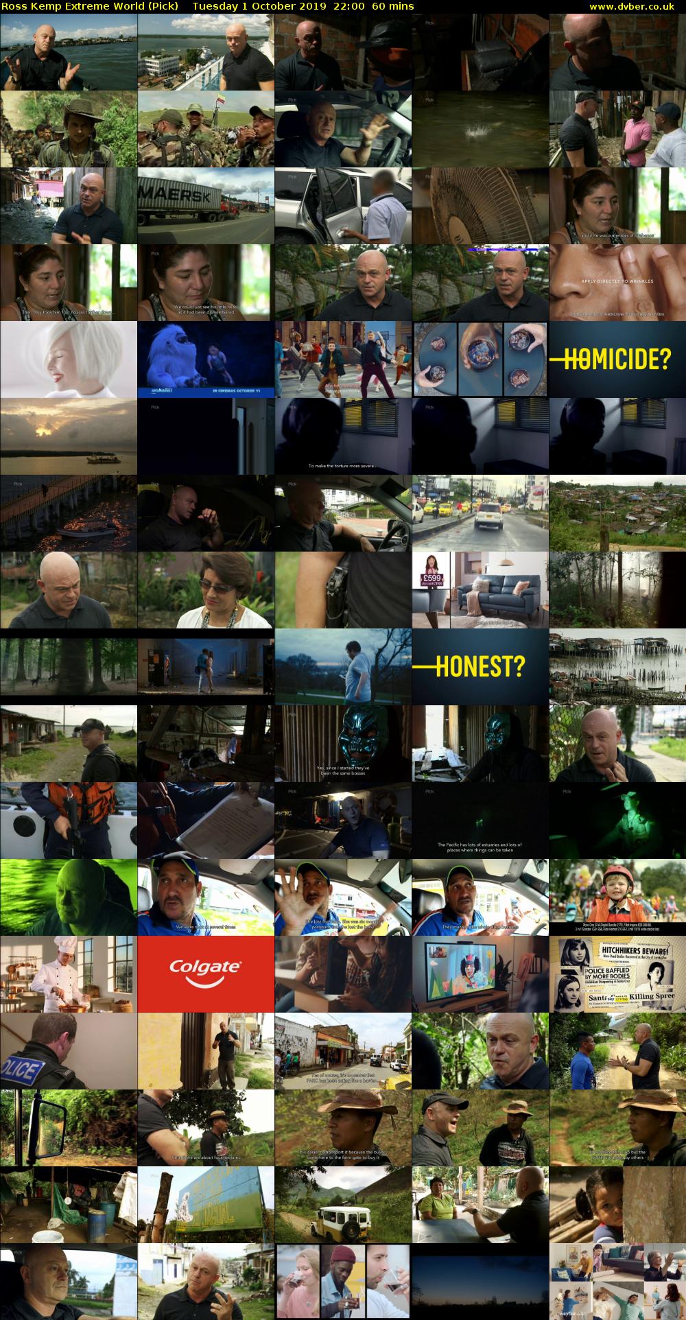 Ross Kemp Extreme World (Pick) Tuesday 1 October 2019 22:00 - 23:00