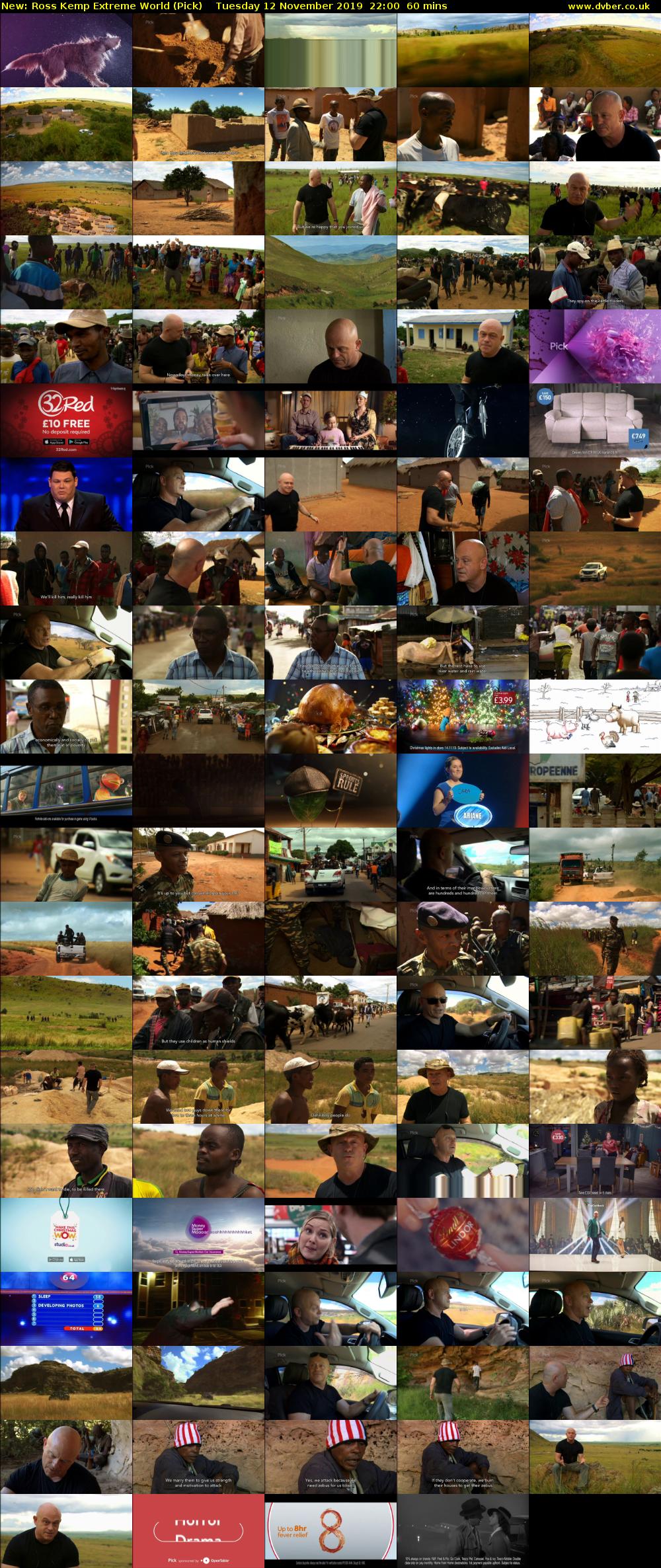 Ross Kemp Extreme World (Pick) Tuesday 12 November 2019 22:00 - 23:00