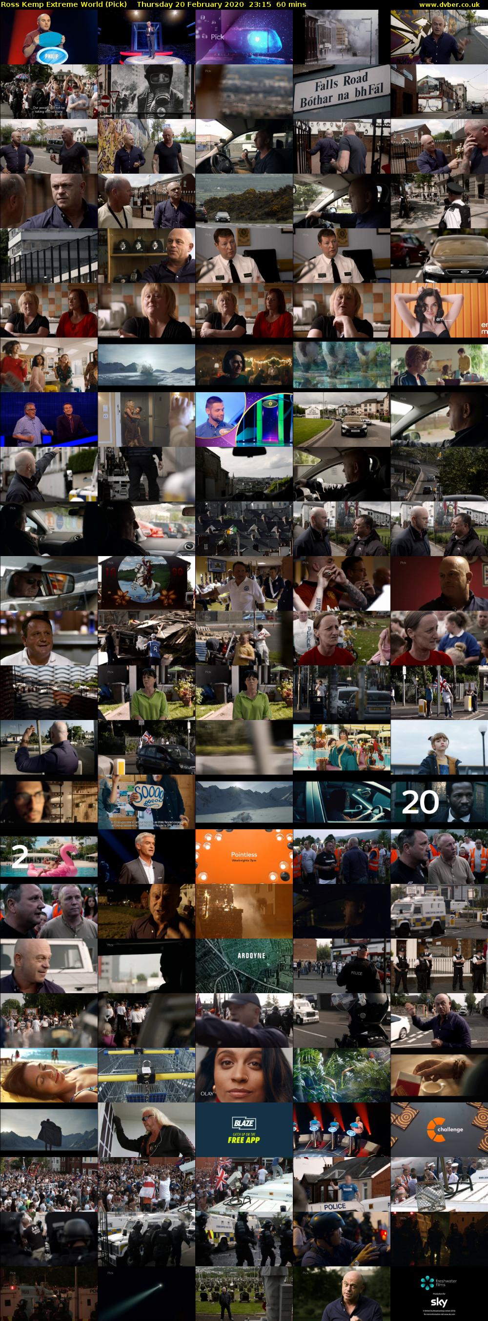 Ross Kemp Extreme World (Pick) Thursday 20 February 2020 23:15 - 00:15