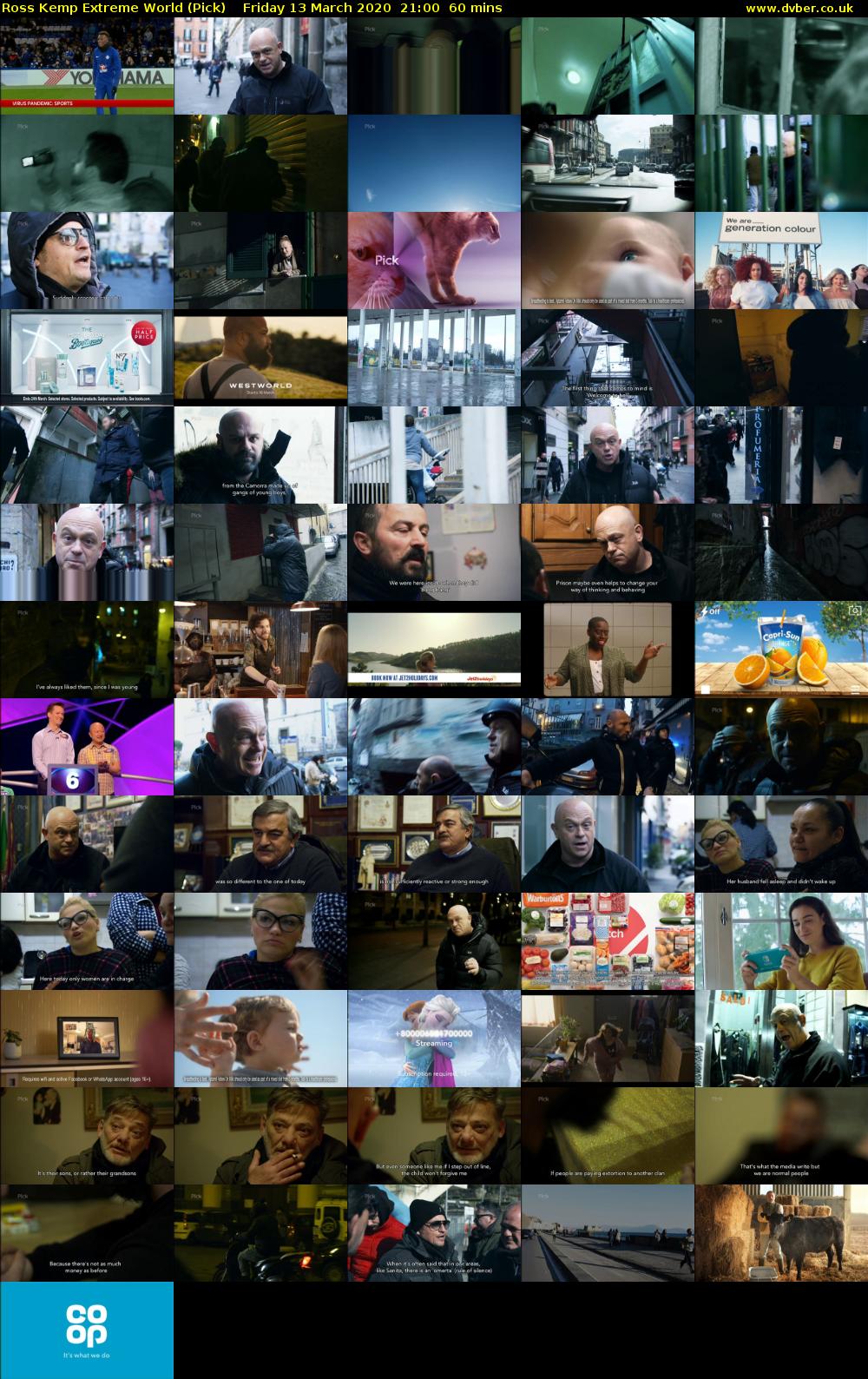 Ross Kemp Extreme World (Pick) Friday 13 March 2020 21:00 - 22:00