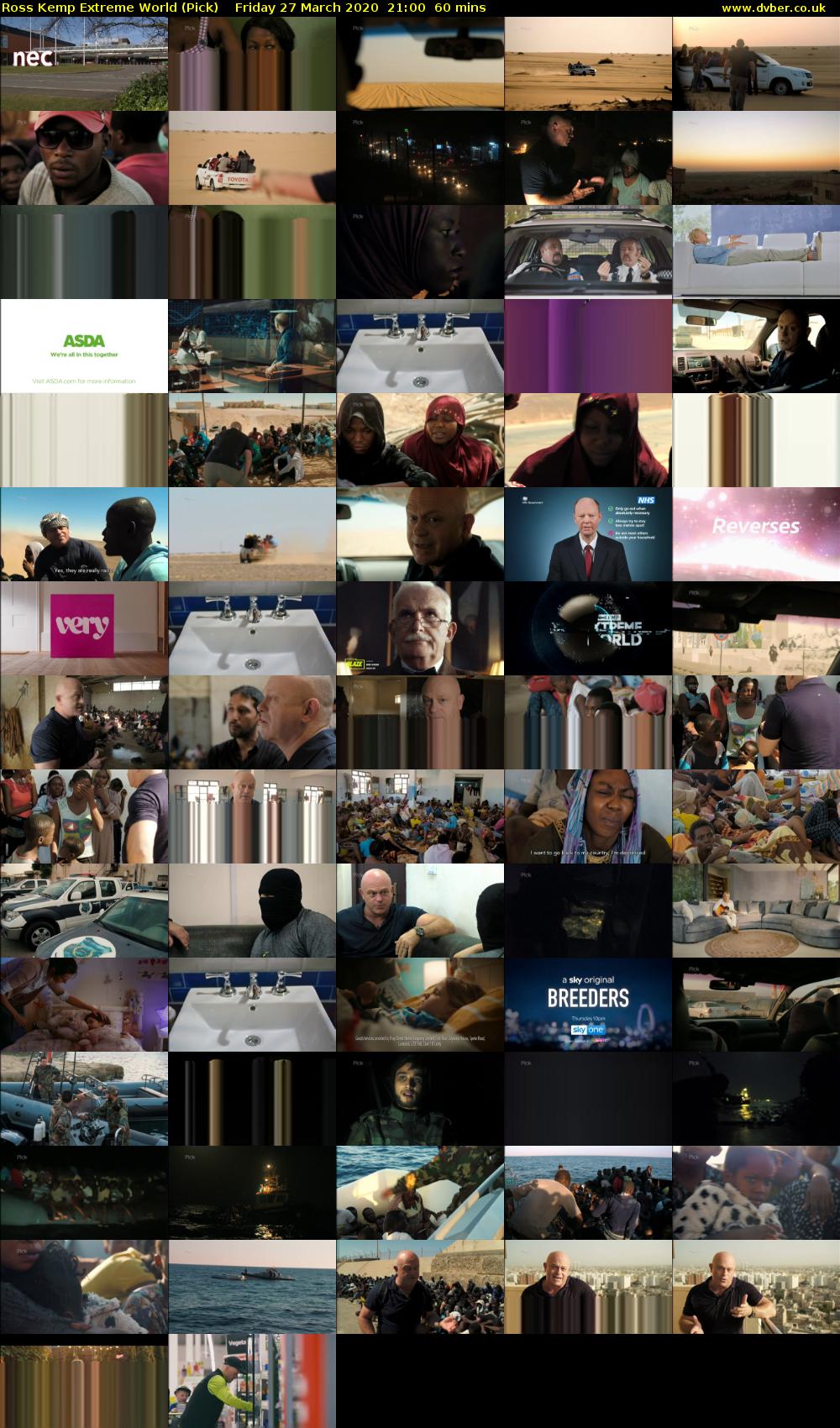 Ross Kemp Extreme World (Pick) Friday 27 March 2020 21:00 - 22:00
