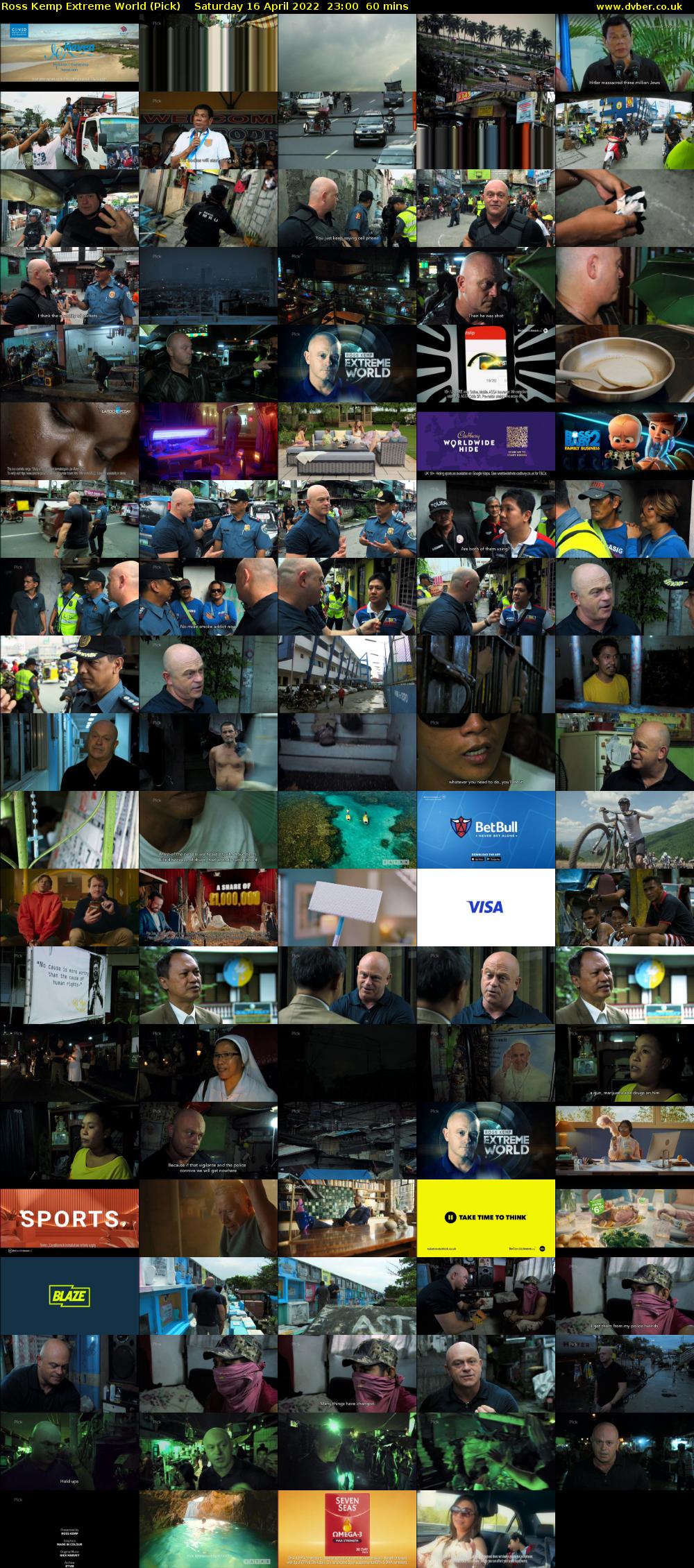 Ross Kemp Extreme World (Pick) Saturday 16 April 2022 23:00 - 00:00