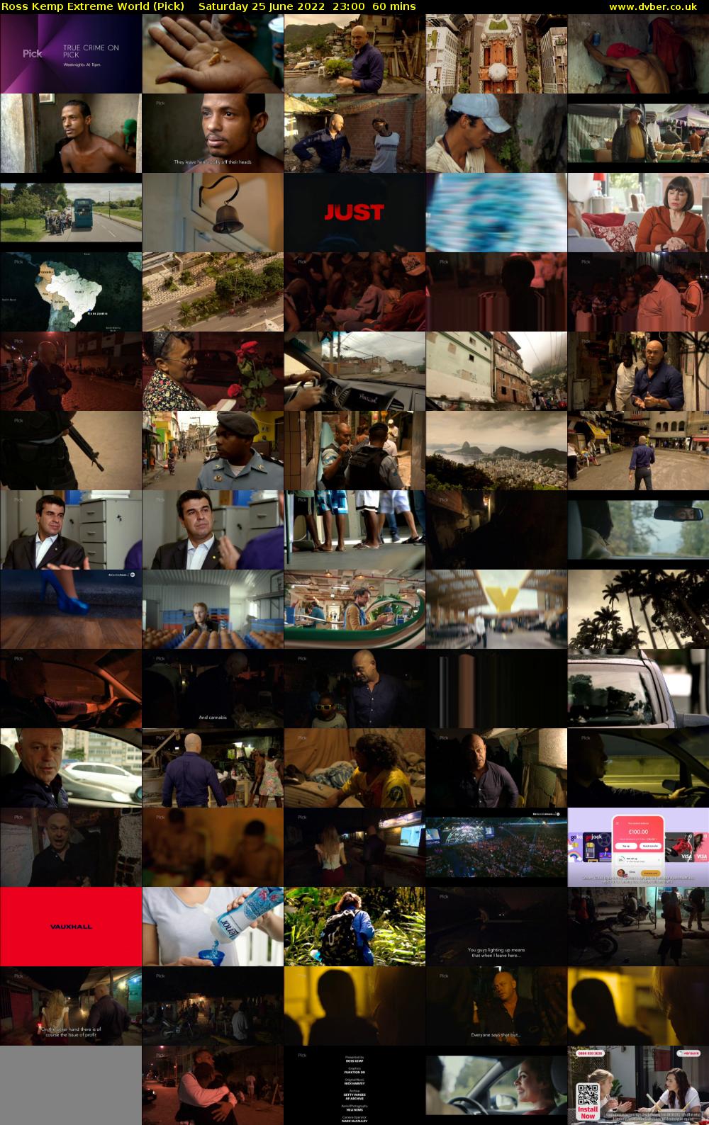 Ross Kemp Extreme World (Pick) Saturday 25 June 2022 23:00 - 00:00