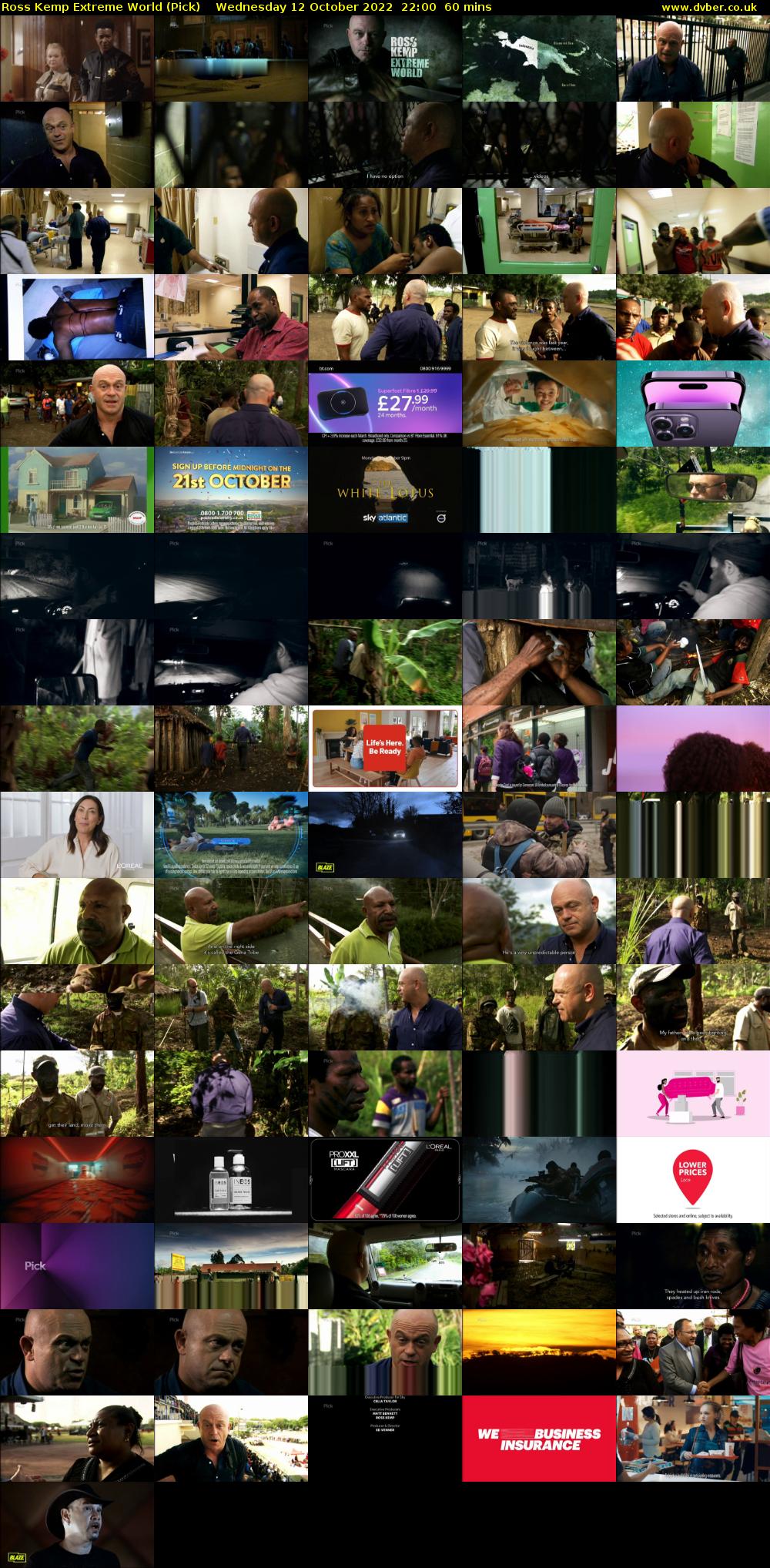 Ross Kemp Extreme World (Pick) Wednesday 12 October 2022 22:00 - 23:00