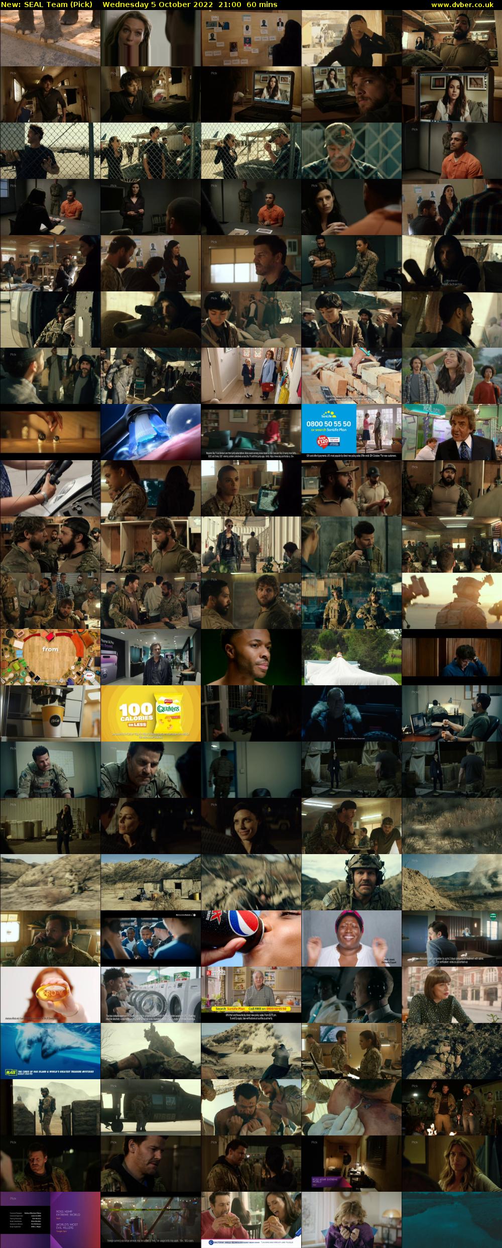 SEAL Team (Pick) Wednesday 5 October 2022 21:00 - 22:00
