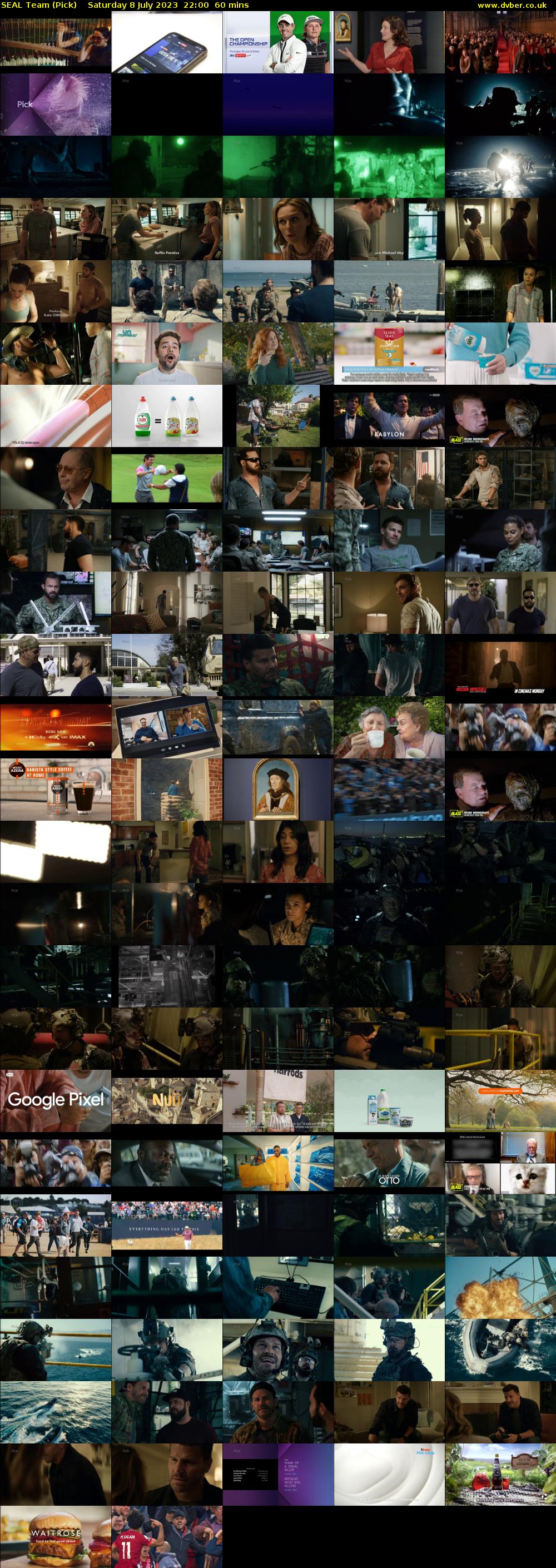 SEAL Team (Pick) Saturday 8 July 2023 22:00 - 23:00