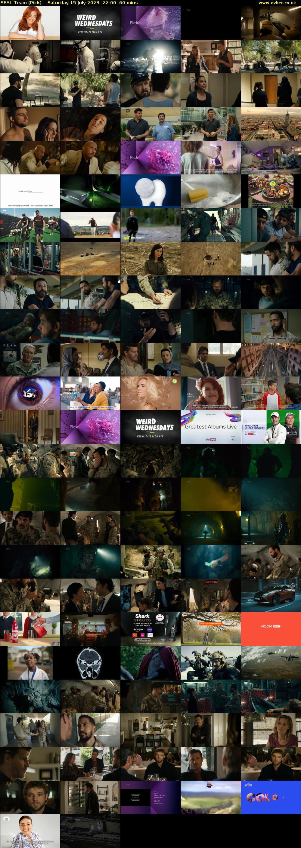 SEAL Team (Pick) Saturday 15 July 2023 22:00 - 23:00
