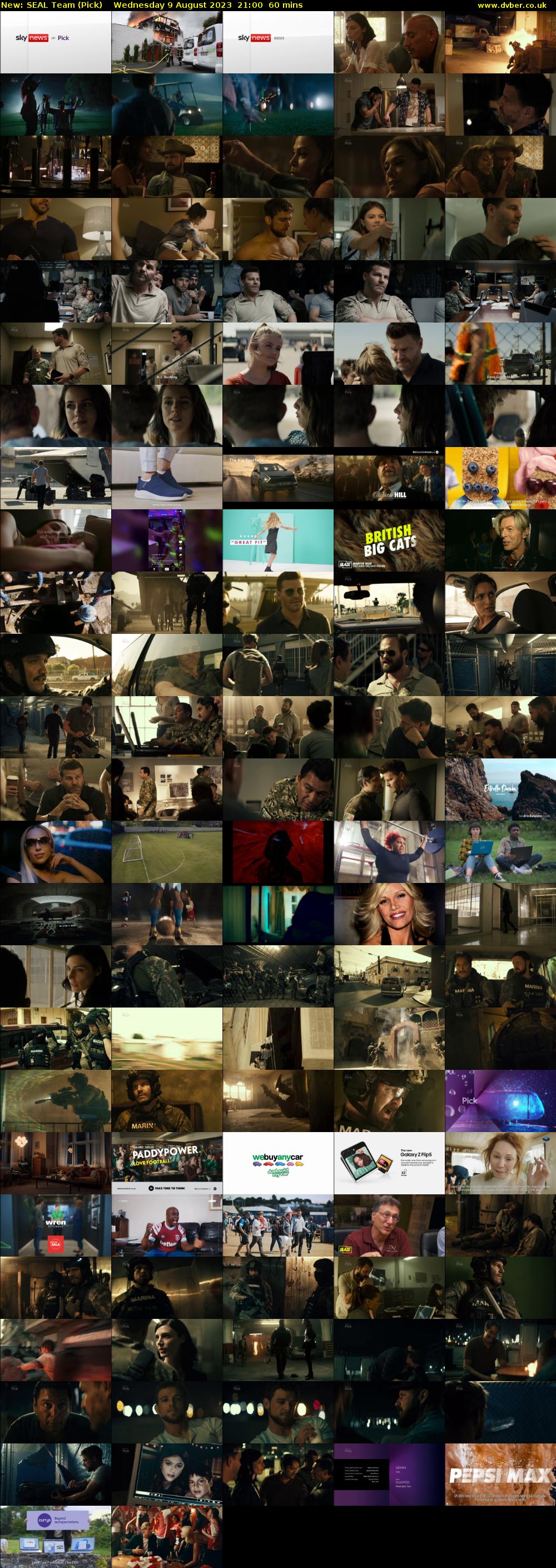 SEAL Team (Pick) Wednesday 9 August 2023 21:00 - 22:00