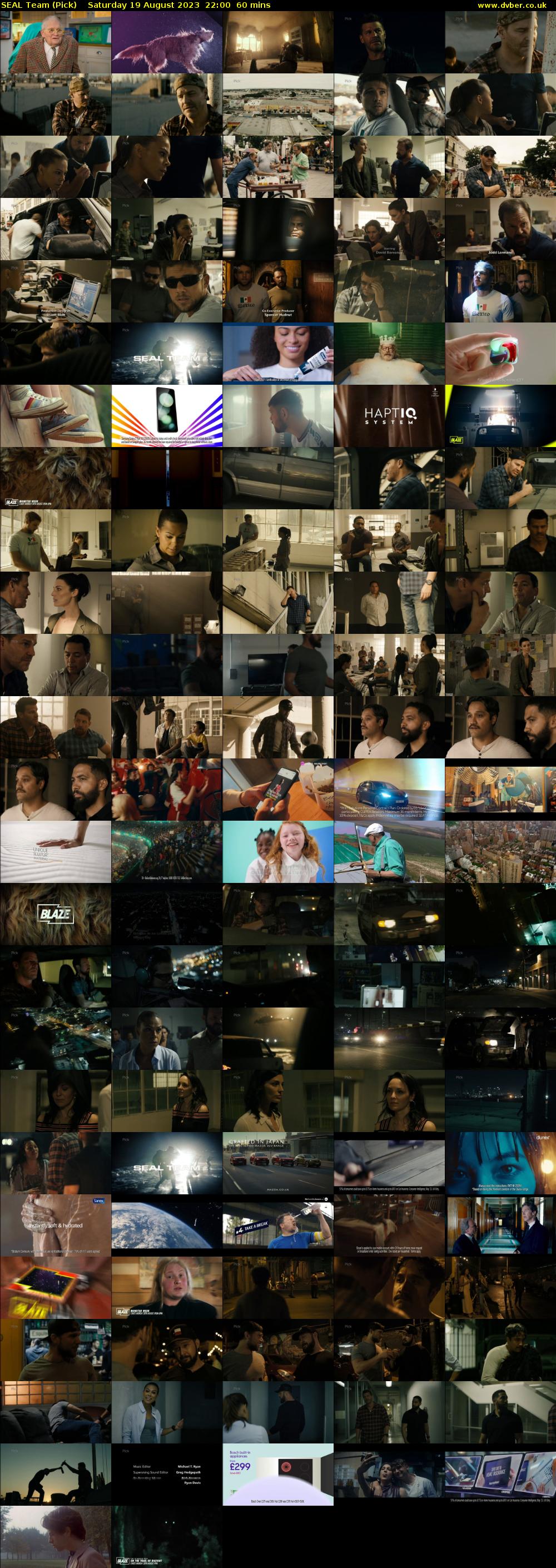 SEAL Team (Pick) Saturday 19 August 2023 22:00 - 23:00