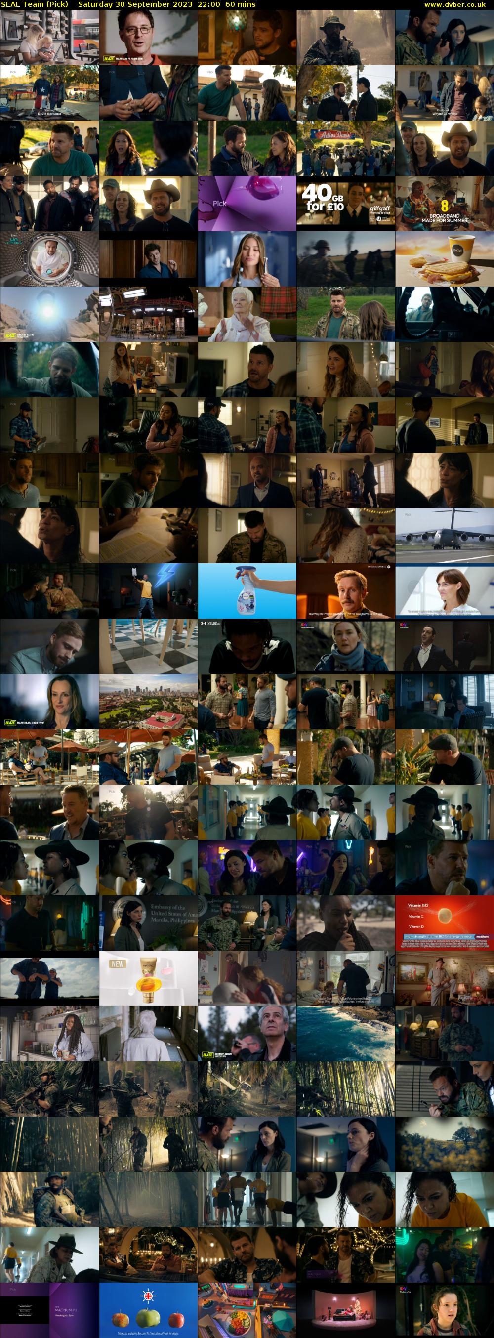 SEAL Team (Pick) Saturday 30 September 2023 22:00 - 23:00