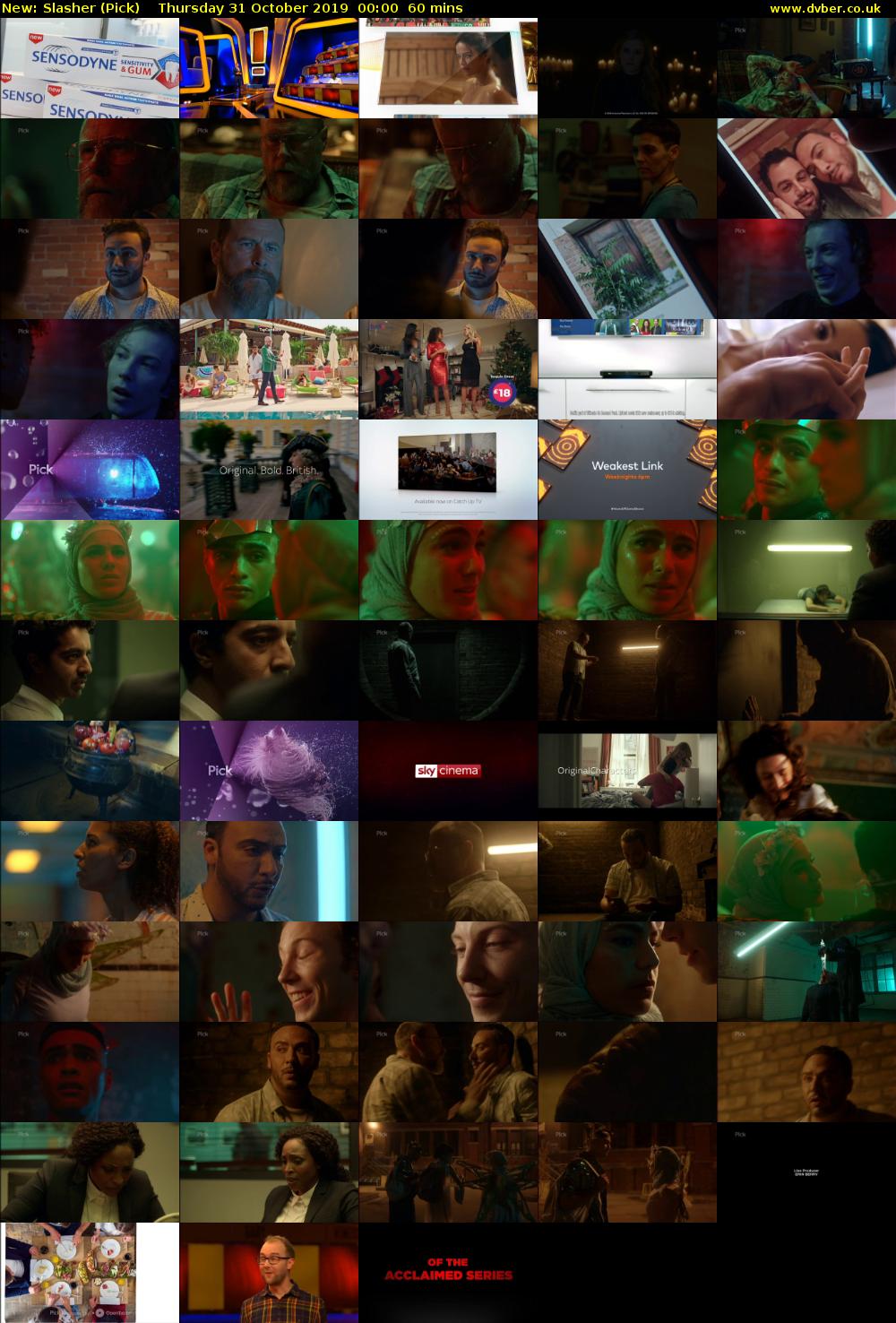 Slasher (Pick) Thursday 31 October 2019 00:00 - 01:00