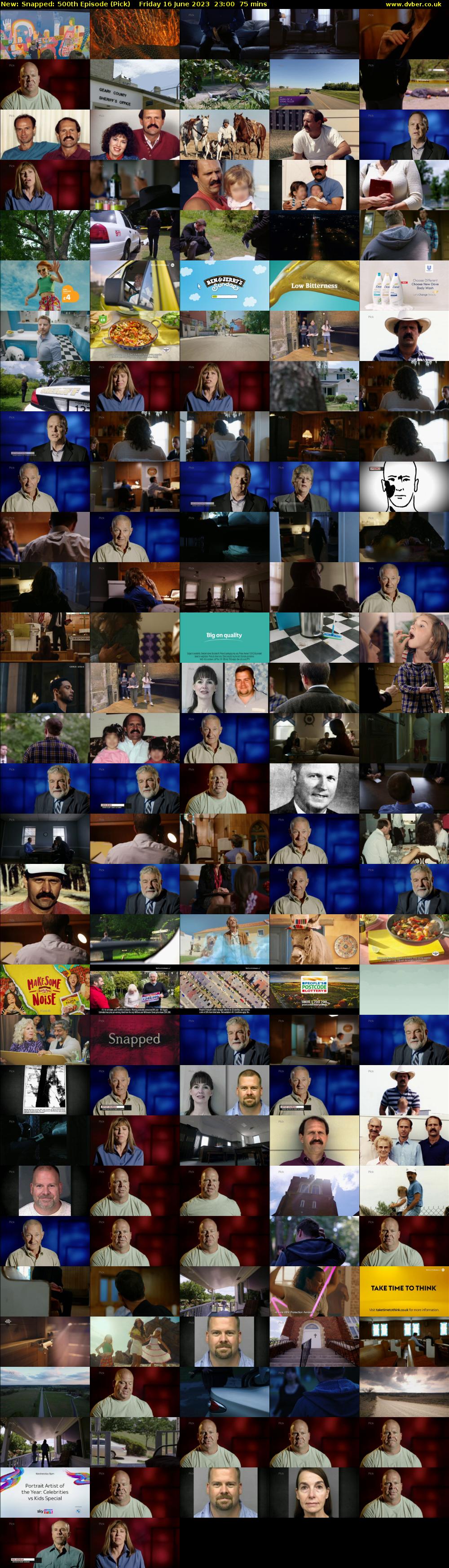 Snapped: 500th Episode (Pick) Friday 16 June 2023 23:00 - 00:15