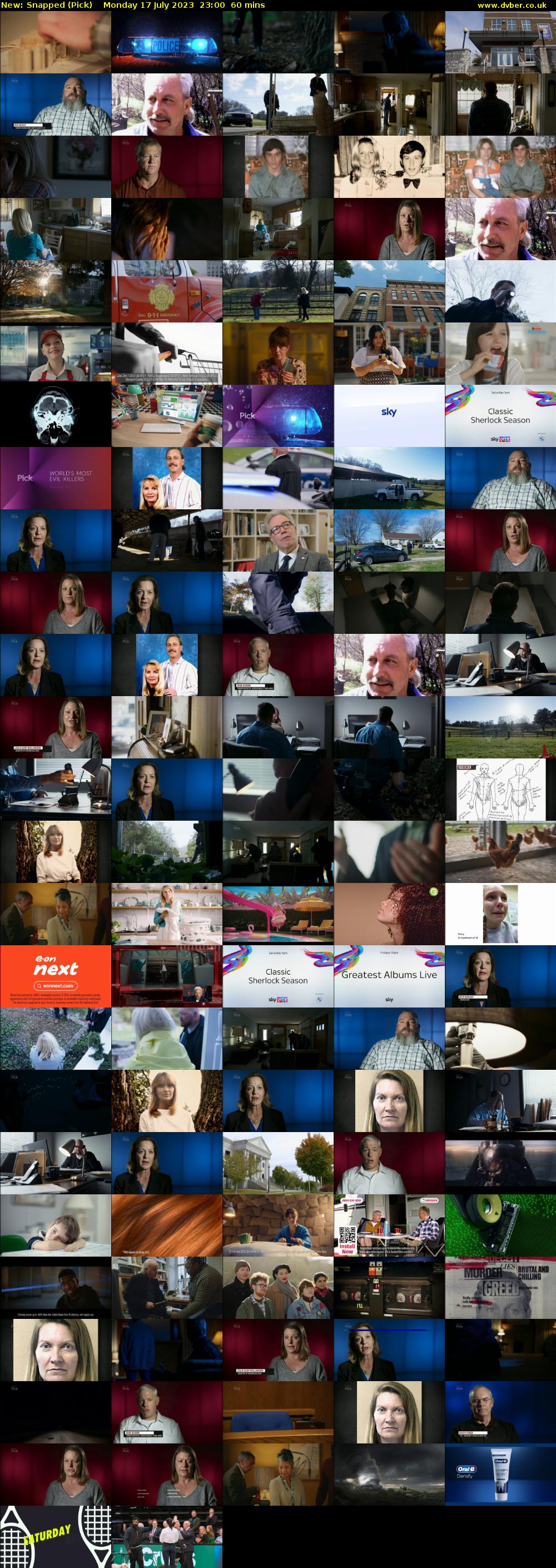 Snapped (Pick) Monday 17 July 2023 23:00 - 00:00