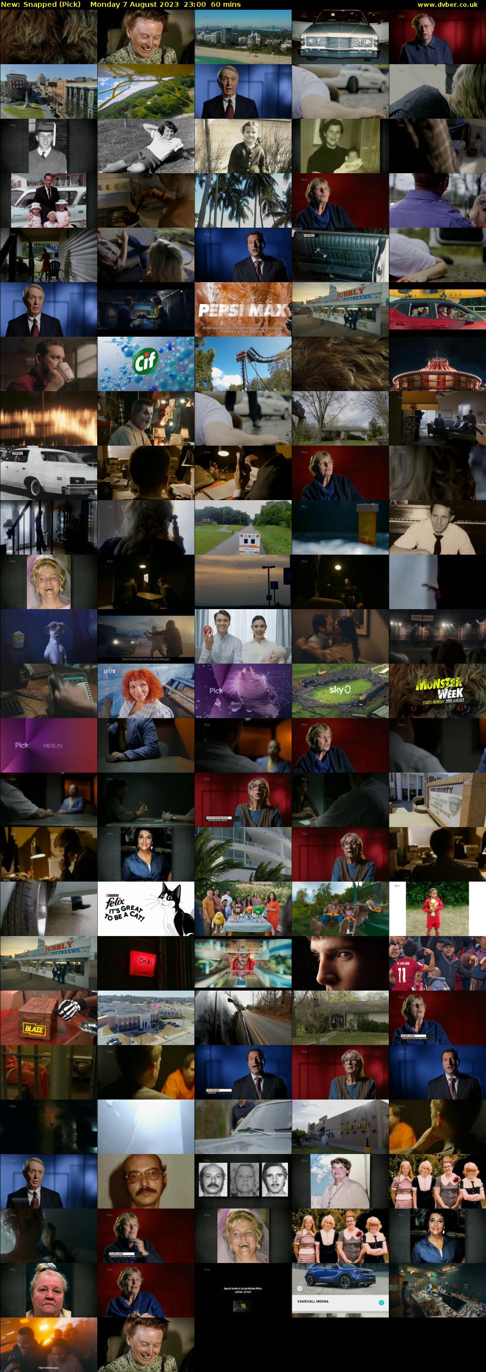 Snapped (Pick) Monday 7 August 2023 23:00 - 00:00